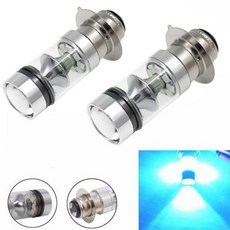LED 빔 오토바이 헤드라이트 H6 PX15D 7W 20SMD 8000K 내구성 있는 램프 전구 360 도, 1개