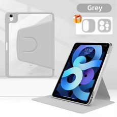 아이패드 미니6 케이스 호환 태블릿 iPad Pro 11 12.9 Air 5 4 10.9 10세대 7 8 9 세대 미니 6 360도 회전 투명 후면 커버