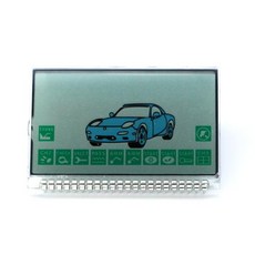 러시아 A9 Lcd 디스플레이 Starline 원격 양방향 자동차 컨트롤러 기능 키 체인 알람 자동, 한개옵션0