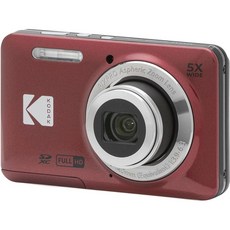 KODAK (코닥) PIXPRO 사용하기 쉬운 줌 FZ55-RD 16MP, 레드