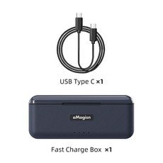 DJI OSMO 액션 4 / 3 교체 배터리 및 고속 충전 케이스 허브 키트, 02 1 Charger, 1개