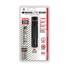 Maglite 맥라이트 XL50 신형 200루멘 휴대용 랜턴 손전등 후레쉬, 1개