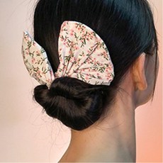 똥머리머리띠도트