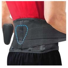 Sparthos 백 브레이스 블랙 XXL Lumbar Support Belt by Sparthos - Relief for Back Pain Herniated Disc, 1