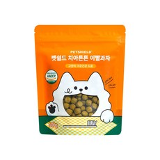 펫쉴드 고양이 덴탈 치아튼튼 이빨과자 치석 입냄새 제거, 1팩, 100g - 펫쉴드