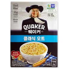 코스트코 퀘이커 클래식 오트 오트밀 1500g (750g x 2입) + 이케아 봉지클립(대) 1P