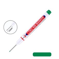 마카 우드 락 플라스틱 가죽 유리 스톤 금속 캔버스 세라믹 딥 홀 마커 화이트 영구 페인트 펜 세트 0.7mm 1 개 3, [09] 0.7mm 1Pcs Green, 0.7mm 1Pcs Green