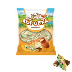 Конфеты Коровка вафельные с начинкой "Топленое молоко", 250 г