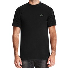 라코스테 크루 반팔티 블랙 남자 티셔츠 기본티 면티 캐주얼 여름 상의 TH2038-031