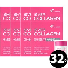 에버콜라겐 인앤업 비오틴 셀 저분자 콜라겐 펩타이드 총 32주분, 56정, 56개