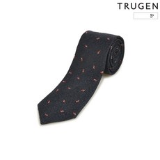 트루젠 트루젠 2도 기하학 도트 패턴 올 오버 JQD 넥타이A_NAVY-JAC_TG7F9-MAN550