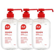 비앤비 젖병세정제 액상형, 600ml, 3개