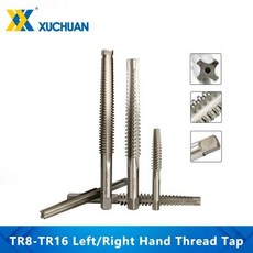 TR8-TR16 왼쪽 오른쪽 핸드 머신 사다리꼴 탭 HSS 플러그 탭 나사 드릴 1 개, [12]TR14x4.0 R, 1개