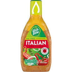 Wish-Bone Salad Dressing Fat Free Italian Dressing 15 oz 위시본 샐러드 드레싱 무지방 이탈리안 드레싱 15oz, 1개, 444ml