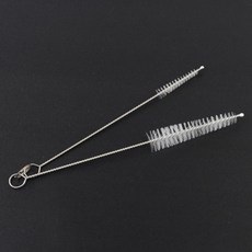 얇은 튜브 빨대 청소 브러쉬 틈새 세척 솔 2p