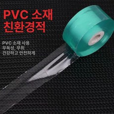 공업용랩 PVC 포장용랩 수동 포장 파렛트랩 4롤, 1개, 초록색 4cm 400m B