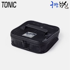 [토닉] TMMC-210 메쉬 멀티케이스 지깅파우치 소품가방, 블랙