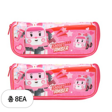 로보카폴리 엠버 멀티 수저케이스, 혼합색상, 8개
