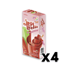 롤업달곰 딸기맛 젤리간식 56g x 4개, 단품