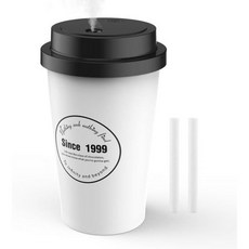 bestmoument 베스트무먼트 휴대용 소형 쿨 미스트 가습기 270ML 식물 사무실 자동차 자동 차단 및 야간 조명이 있는 유아용 USB 데스크탑 조용한 미니, white