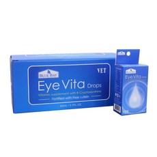 해외 직배송 대만 블루베이 아이비타 VET 20ml 12개입 강아지 고양이 눈물 세정제 영양제 눈물자국 검수 출고, 블루베이 아이비타 VET 20ml 12개입개
