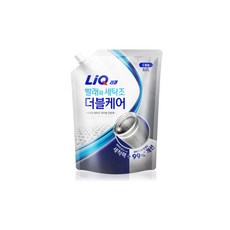 리큐 빨래와 세탁조 더블케어 세탁세제 드럼용 2.1L x 1개