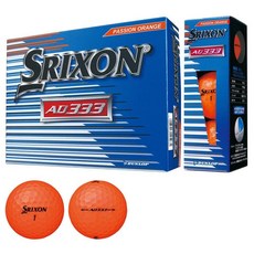 던롭 DUNLOP SRIXON AD333 2018년 모델 (12개입) 오렌지 골프공, 5개, 12개, 단일 옵션 - 스릭슨ad333