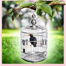 대형 빈티지 새장 비드 둥지 집 앵무새 작은 동물 사진 배경, 2. 32Inch Cage, 1개