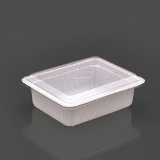 소량_성형사각용기 (대) DS-84 백색/100EA, 1개