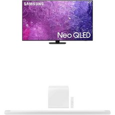 SAMSUNG 65인치 클래스 네오 QLED 4K QN90C 시리즈 퀀텀 HDR 돌비 애트모스 오브젝트 트래킹 사운드 안티 글레어 게이밍 허브 Q심포니 알렉사 내장 스마