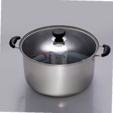 키친아트 스팀 빨래솥 열탕 소독 삶통 행주 냄비 34CM, 1개
