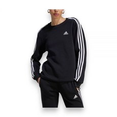 아디다스 ADIDAS 에센셜 3S 플리스 스웨트셔츠 HZ5744 299038