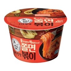 CJ 미정당 컵 쫄면볶이 쫄볶이 컵라면 사발면 용기 떡볶이 떡뽁기 떡뽁이 떡복기 밀키트 어린이 아이 간식 간편 1인분 전자렌지 전자레인지 휴게소 편의점 즉석 212.2g, 7개