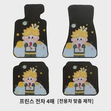 발 와셔 범용 캐릭터 카펫 메인 캐빈 큐티 여성 맞춤 매트 오염 방지 매트 맞춤, 프린스 전차 4매전용차 블러