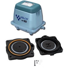 Hiblow HP-80 HP-60 선형 정화조 펌프 용 2Pcs 공기 펌프 다이어프램 리빌드 수리 키트, (201336100:350853)CHINA:Kit 1개
