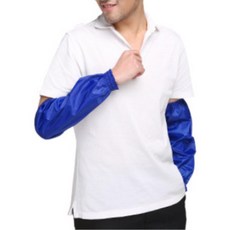식품업종 방수기능 오염방지 김장 팔토시 소매보호대, 블랙