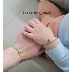 엄마아기커플팔찌