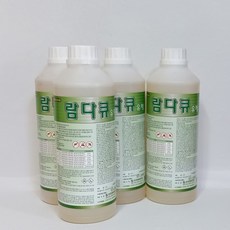 람다큐유제 1L 4개 털진드기 모기성충 바퀴벌레 분무 연막 연무약품 방역용살충제