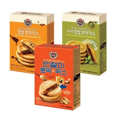 백설 찹쌀호떡믹스 + 녹차맛호떡믹스 + 인절미호떡믹스, 2세트