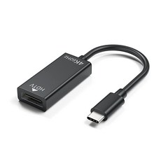 드라이버 Genius USB-C to HDMI (DP Alt 모드) 비디오 컨버터 어댑터 4K@60Hz 15cm