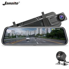 Jansite 10 인치 터치 스크린 1080 p 자동차 dvr 대시 카메라 듀얼 렌즈 자동 카메라 비디오 레코더 백업 카메라와 백미러, 1개(A7), One camera lens(A7), NO TF Card(A7)