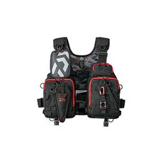  다이와(DAIWA) 피싱 베스트 플로트 게임 베스트 블랙 레드 프리 DF-6206 