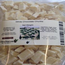 Callebaut White Chocolate Chunks 16 oz Callebaut 화이트 초콜릿 청크 453.6g, 1