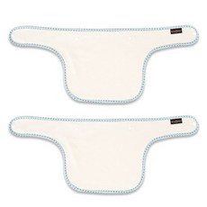 신생아 순면 오가닉 아기 띠 바디 침받이 2종 세트 구성, 07.팝핑플라워, 1개