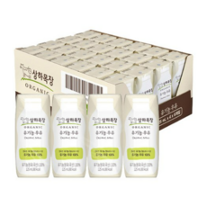 상하목장 유기농 우유, 125ml, 96개
