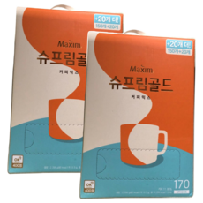 맥심 슈프림 골드 커피믹스, 13.5g, 170개입, 2개