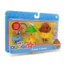 Hey Duggee And Friends set with We Love Animals Badge and Activity Cube