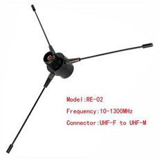 자동차 라디오용 모바일 안테나 접지 UHF-F KENWOOD MOTOROLA YAESU ICOM 양방향 라디오 Nago용 블랙 RE-02 10-1300MHz