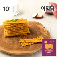 아임웰 [아임닭] 100% 고구마 바삭칩 40g 10팩, 단품없음