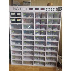  크레스티드게코사육장 크레 아크릴 도마뱀 렉 사육장 파충류용품 파충류 게코 대형 온도조절, 가로2 x 세로8 (온도제어 2개) 